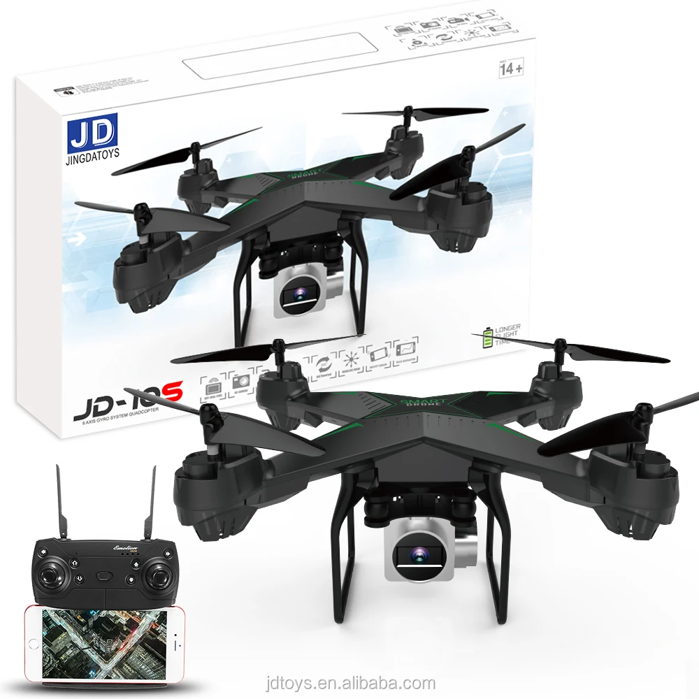 JD-11 Aititude Hold 2.4G 4CH WiFi RC Quadcopter 6-Axis Gyro 2MP HD FPV Drone