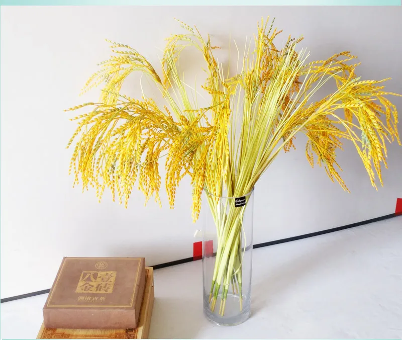 Hot Selling Cheapest For Artificial Grass Paddy Rice Plants For Indoor