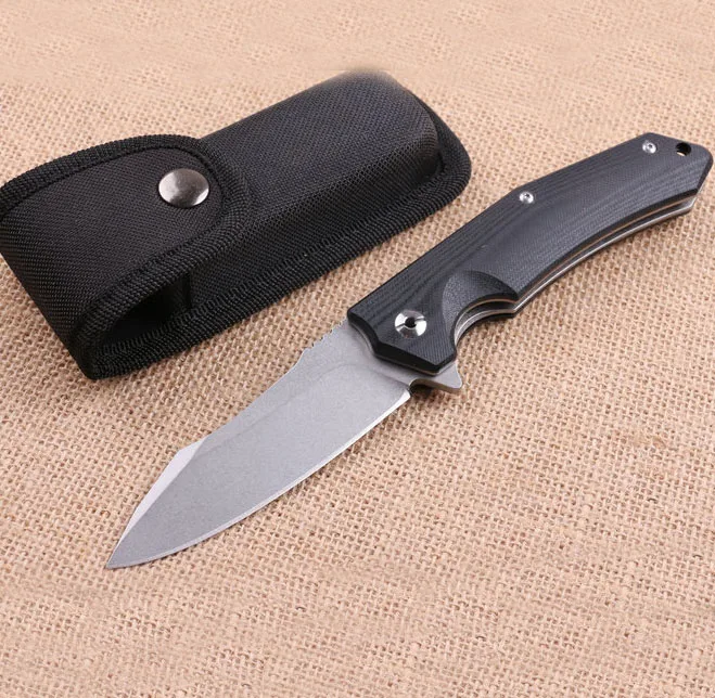 Stainless Steel Hunting Folding Belt Cutter Knife With G10 Handle Buy