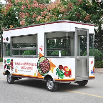 Electric Mini Mobile Food Bus/ Luxury Mini Bus For Fast Food - Buy