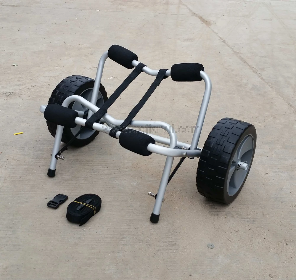 150lbs Folding Aluminum Kayak Cart With Flat Free Wheel Buy Kayak