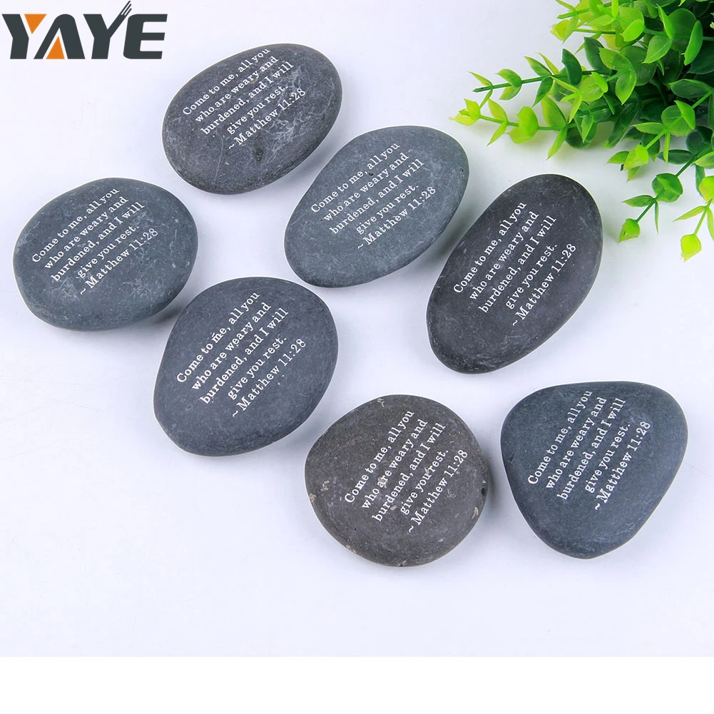 Engraved Stone Customized Engraved Inspirational Words - Buy Engraved ...