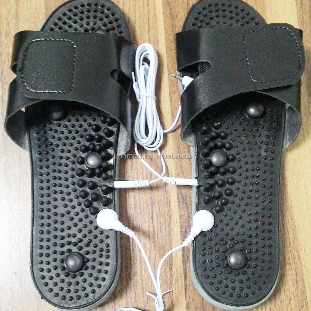 Tens Unit Electronic Conductive Massage Shoes For Electrotherapy And