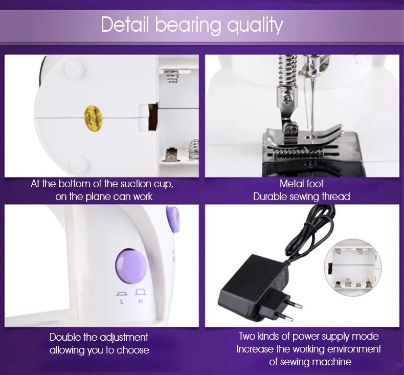  FHSM 202  lovely portable mini sewing machine for children   