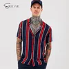 /product-detail/summer-new-fashion-western-short-sleeve-stripe-shirt-in-navy-62179629943.html