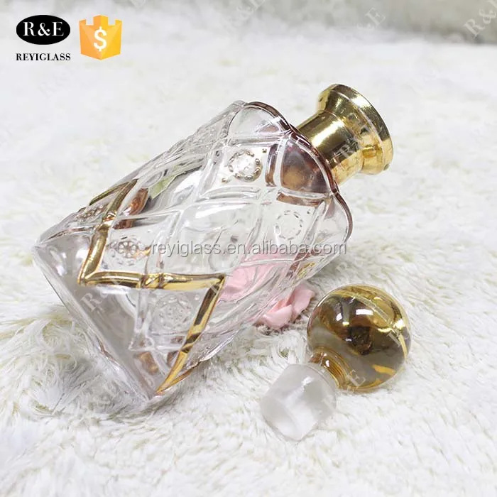 150ml Arabic Gold Glass Decanter Bottle For Oud Oil Buy 150ml Glass