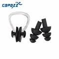 High Quality Soft Swim waterproof Silicone Earplug nose clip set Surf Swimming Pool Accessories Waterproof adult