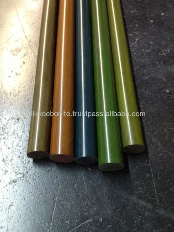 Color ebonite rod sample2