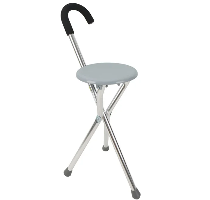 Casual Stainless Steel Crutch Stool With Seat - Buy Stainless Steel ...