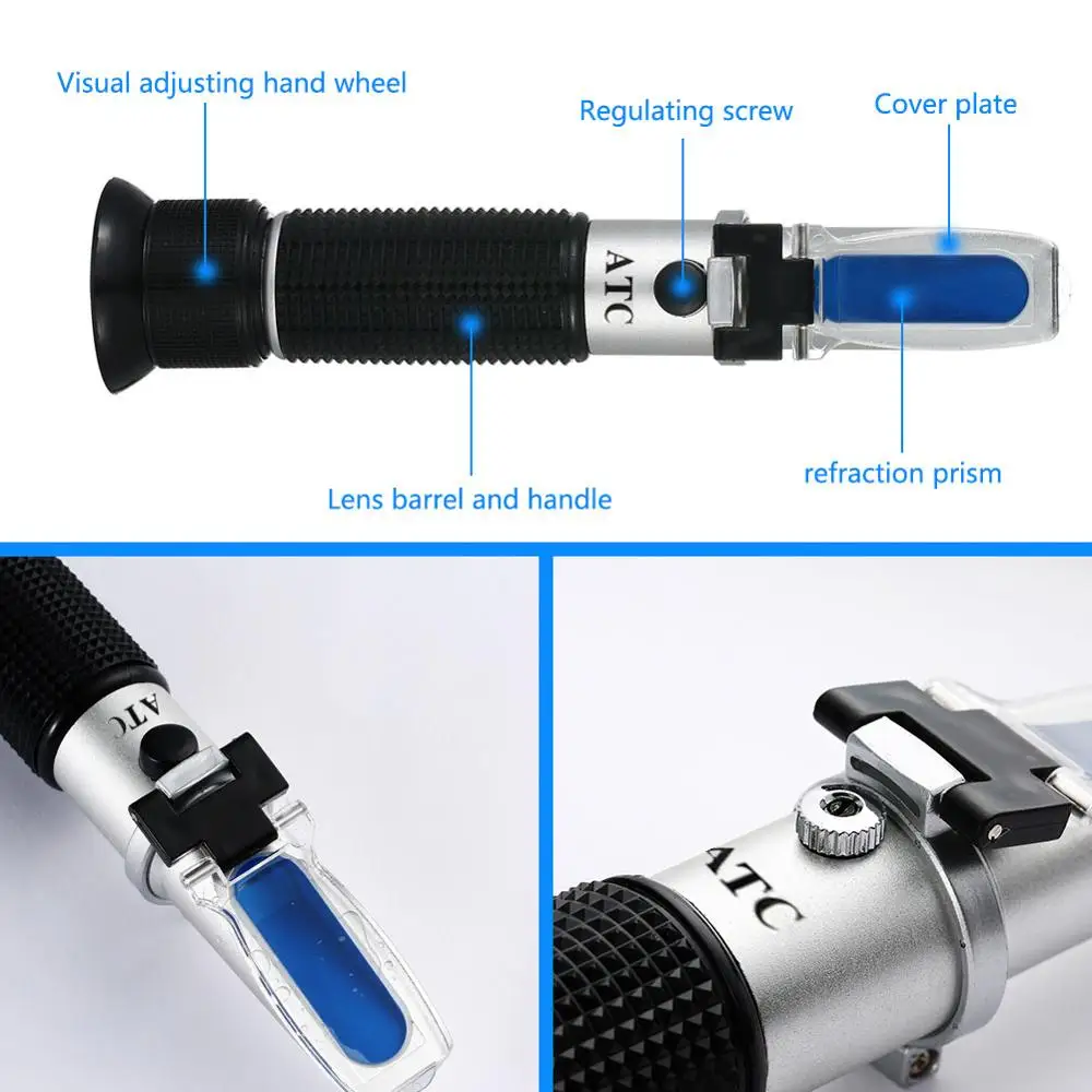 Hand Held brix refractometer 0-32% brix refractometer