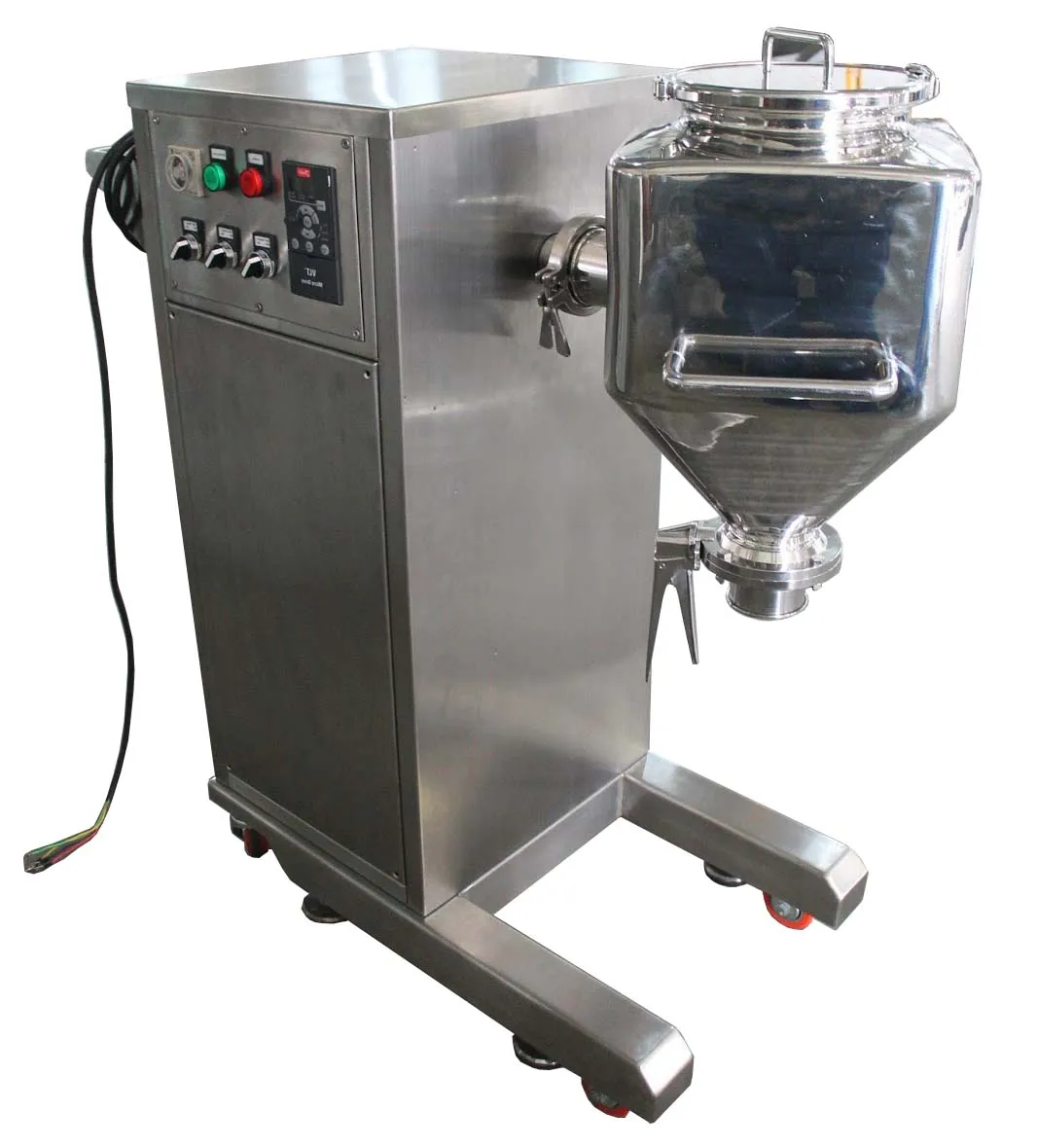 High Efficient Stainless Steel Powder Square Cone Mixer/Hopper Type Mixer machine