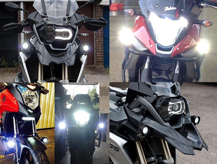 Motorcycle spare parts rtd motorcycle lights universal 30w fog lamp led U5 motorcycle led driving fog head spotlight