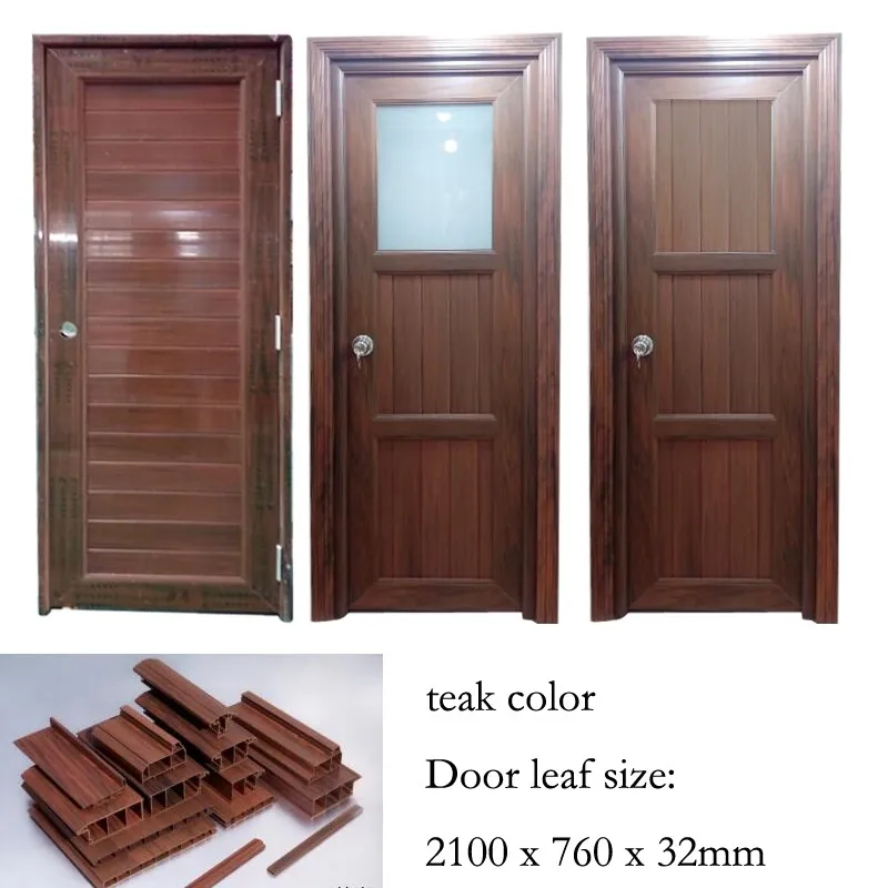 Upvc Waterproof Interior Door Exterior Bathroom And Toilet