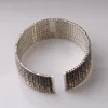 Fashion 10 rows multi color rhinestone crystal silver bangle for girls