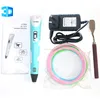 2017 3D Printer Pen new model V2 easy to handle high quality 3D pen 3 D printer pen with abs/pla filament