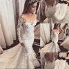 2019 Women luxury mermaid wedding dresses Vestido De Noiva Da Sposa Lace Long Sleeve Wedding Dress Formal Bridal Dresses