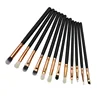 Pro complete 12 piece private label eye makeup brush set