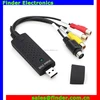 Audio AV Adapter 1CH USB 2.0 Video Capture Card or Computer/CCTV Camera TV AV grabber capture