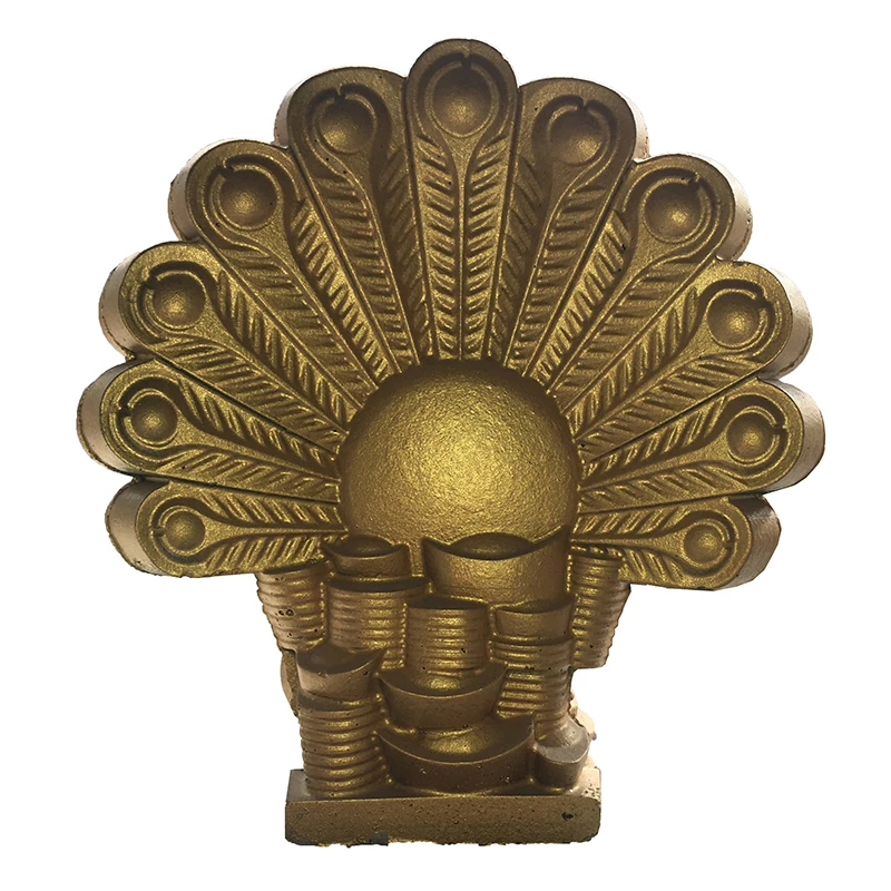 ABS plastic Garden House Decorative Peacock Concrete Stone Statue Molds