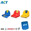 Unique advertisement component design durability stadium injection molded plastic chairs
