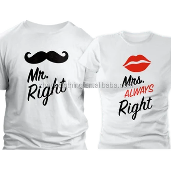 Custom Lover Cotton Couple T-shirts Print Lovers Designing Clothes ...