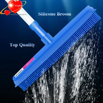 Best Sweeper With Push Squeegee Broom For Hardwood Floors Hairdresser And Pet Hair Silicone Broom Home Depot Rubber Broom Buy Best Sweeper With Push