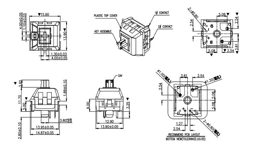 For Keyboard Switch Button With Led Rubber Switch Cap - Buy Keyboardfor