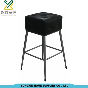 Metal Bar Chair With 4 Legs Chrome Frame Stool Metal Bar Chair With 4 Legs Chrome Frame Stool