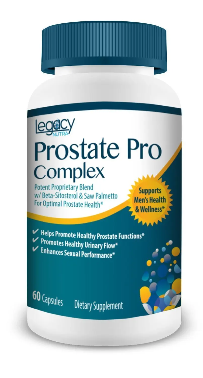 PROSTATE PRO Support - Saw Palmetto & Beta Sitosterol Care Health Supplement - Safe & Complete Complex For Men To Reduce Frequent Urination, Promote Healthy Urine Stream & Flow - Block DHT Naturally