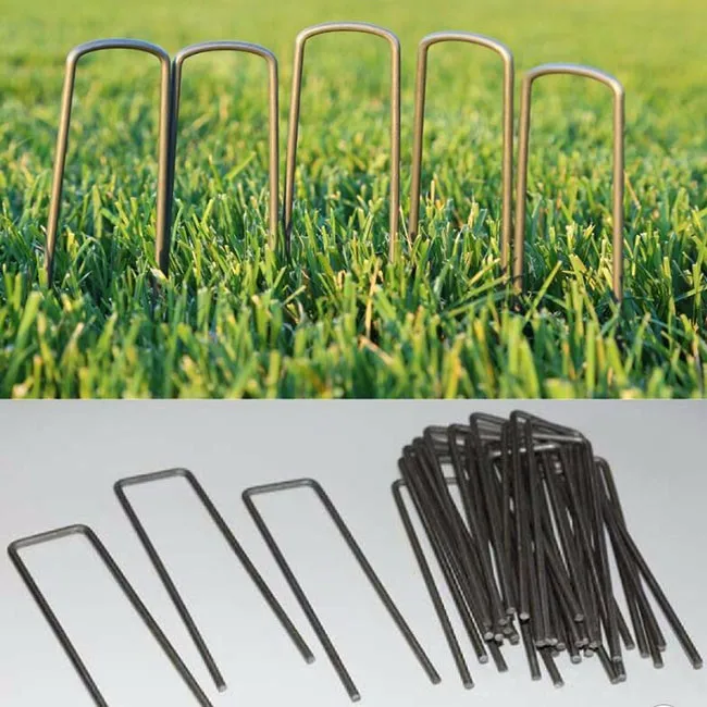 Artificial Grass Membrane Fixing Pins Metal Pegs Staples Buy