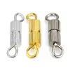 fashion jewelry accessories wholesale metal brass screw clasp for bracelet and necklace jewelry findings