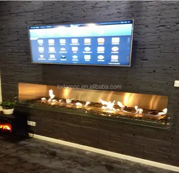 Ld 1000 Modern Safe Intelligent Bio Ethanol Fireplace With Remote