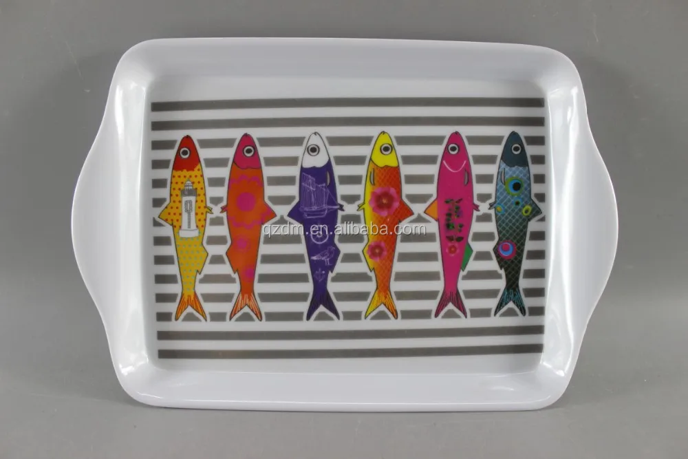 15x15cm Melamine small tray, Mealmine square tray