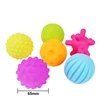 4 or 6Pcs New Textured Multi Ball Set Develop Baby Tactile Senses Toy Baby Touch Hand Ball Toys Baby Training Colorful Soft Ball