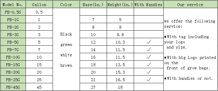grow bag/planter