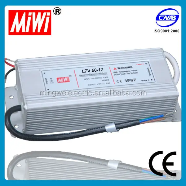 LPV-50-12 Waterproof 12v led switching power supply driver