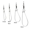 sold separately One - handed operation stainless steel Fishing Tackle Accessory fishing stringer live fish snap fish clip