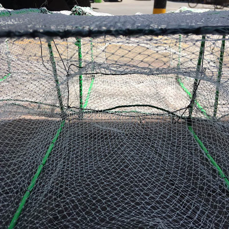 Great Wall Foldable Mesh Long Tube Fishing Nets Eels Crab Shrimp Nets