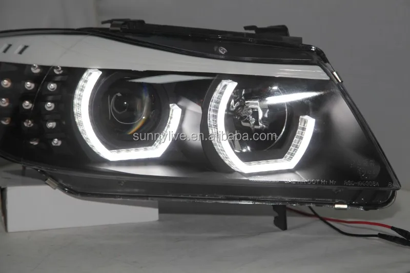 For BMW E90 330I 320I 318i led Angel Eyes headlight JY