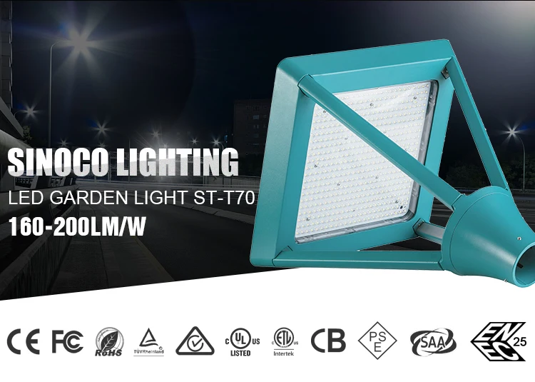 Original factory NEMA /Lora IP66 IK10 smart control system outdoor ENEC CE CB TUV listed LED garden light - ANKUX.COM