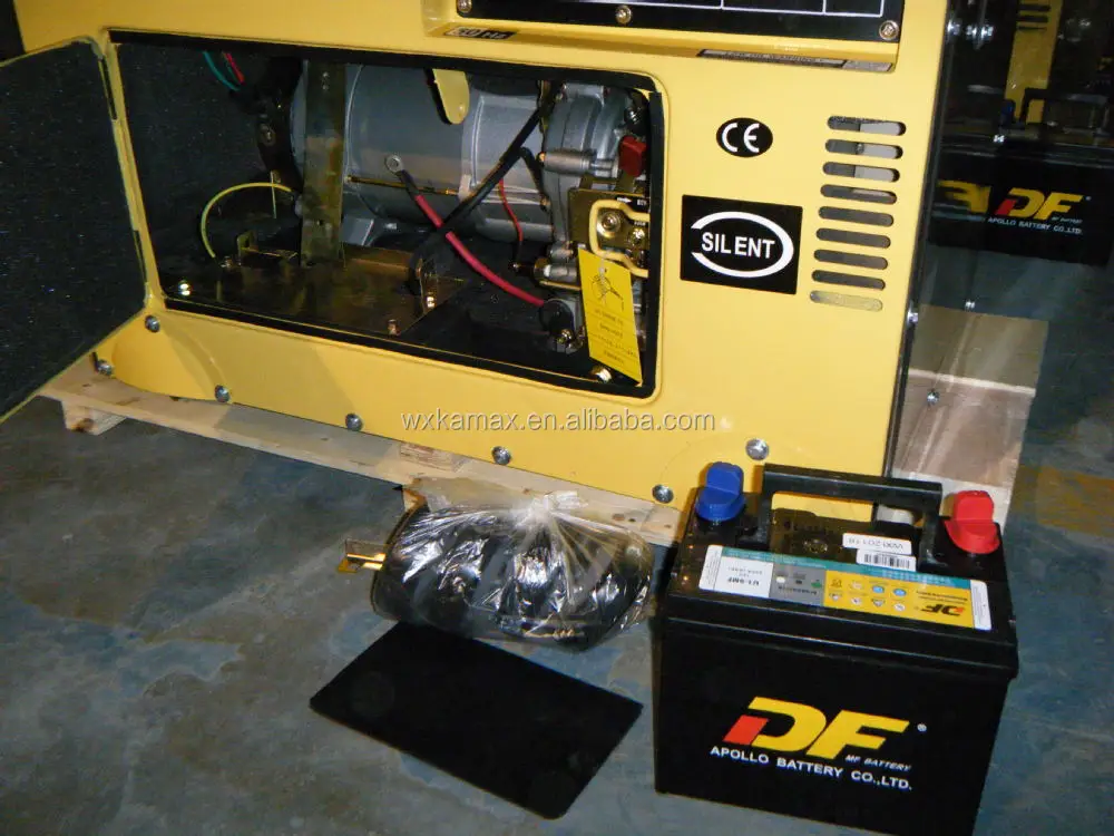 4.5 Kva Diesel Silent Generator With Digital Panel And Key Start Mobile