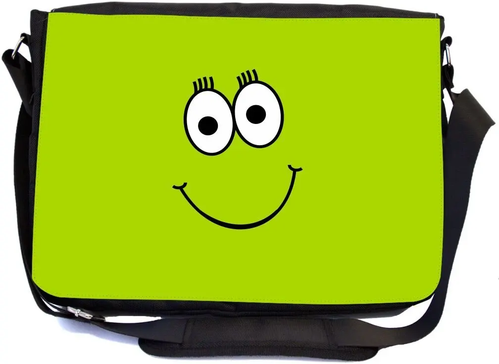 Rikki Knight Mustache Face Messenger Bag School Bag