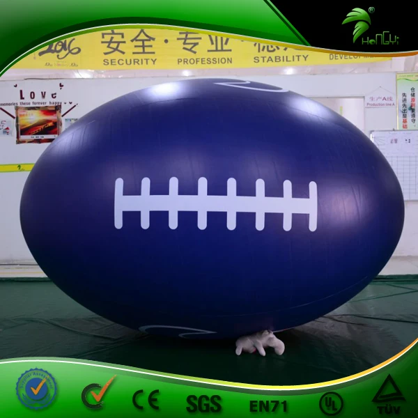 Promotional Inflatable Rugby Ball,Inflatable Large 3 D Digital Print