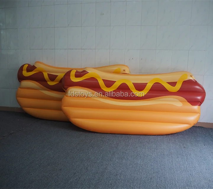 hot dog pool float