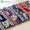 China textiles 100% polyester weft knitted flower jacquard upholstery velvet sofa fabric in india