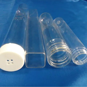 plastic tubes with caps