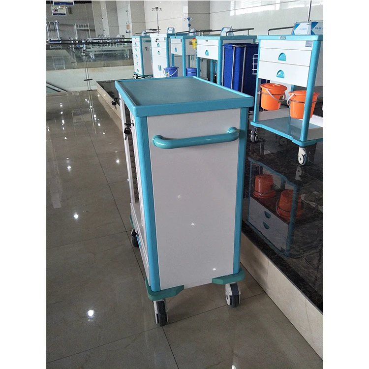 luxury mobile hospital cart medical files cart