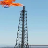 Thermal chimney solar energy lighting towers chimney tower