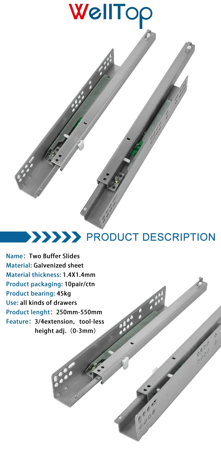Concedde Side Mount Plastic Drawer Slides 15 010 Buy Side Mount