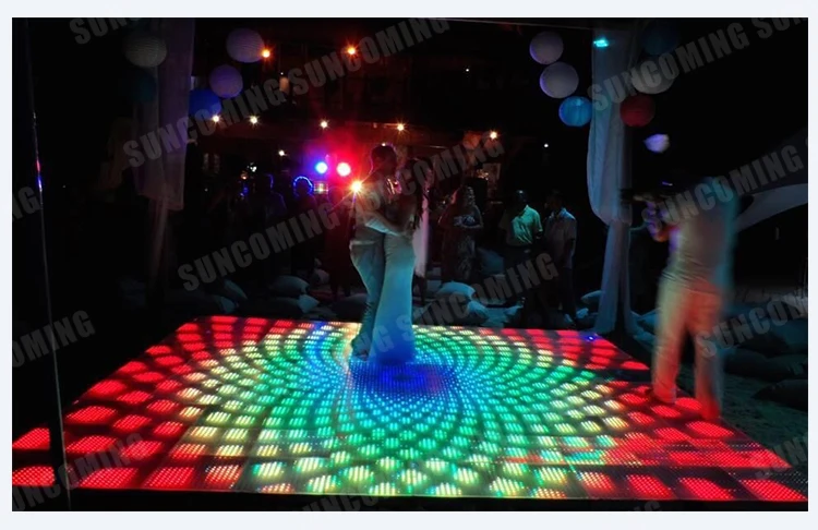 White wedding wholesale price led video dance floor for sale